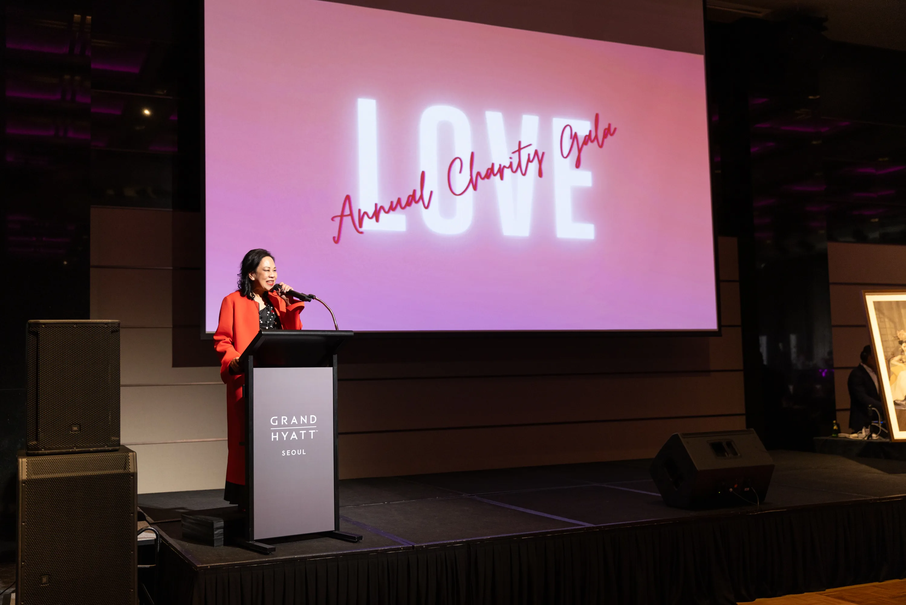 AWC Korea members at an event