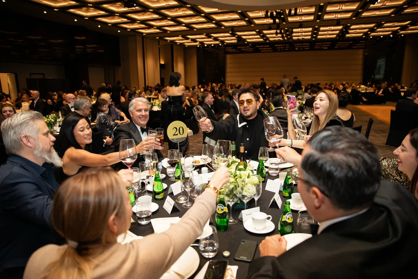AWC Korea members toasting together